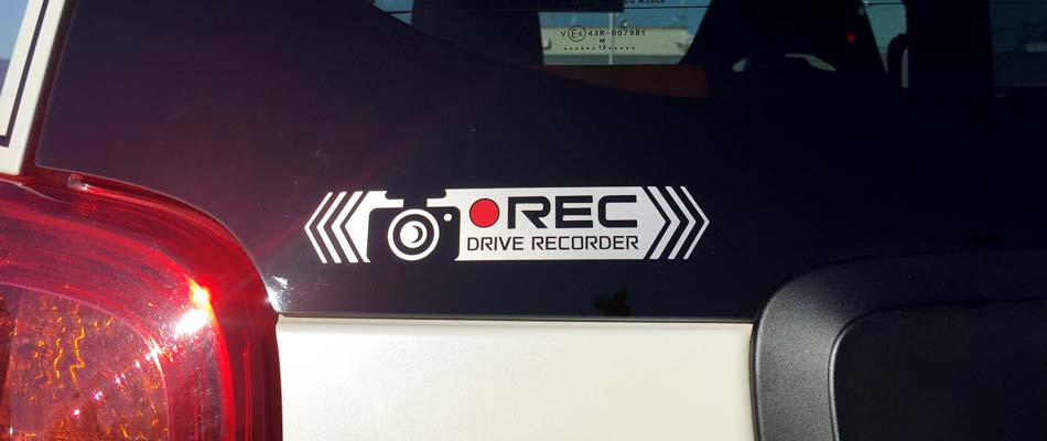 ドラレコステッカー