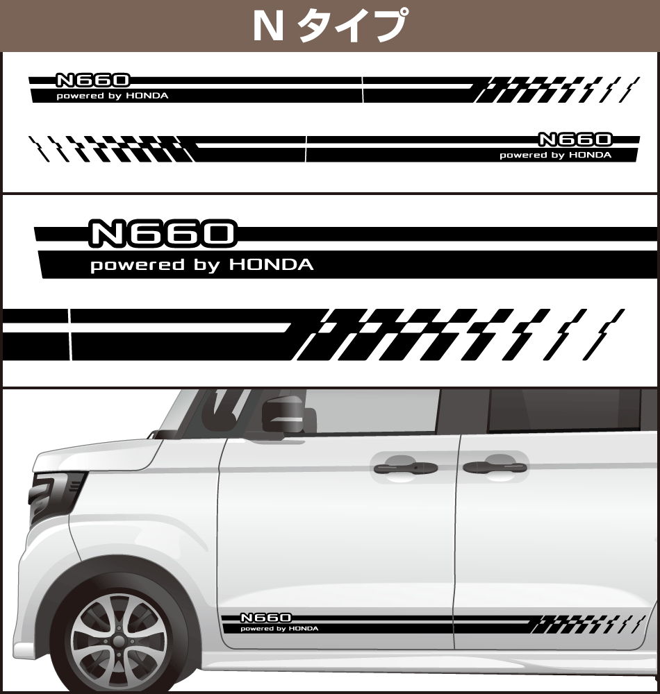 Nシリーズサイドステッカー